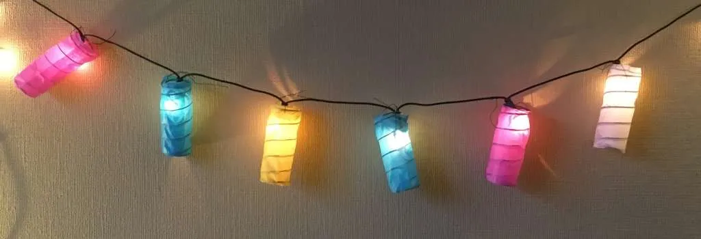 Lampion maken een slinger van lampionnetjes