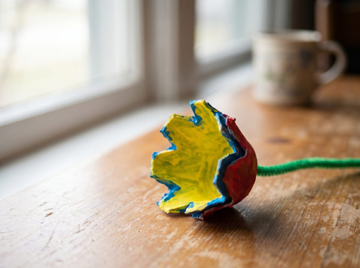 Bloem knutselen van een eierdoos voor lente knutselen met peuters